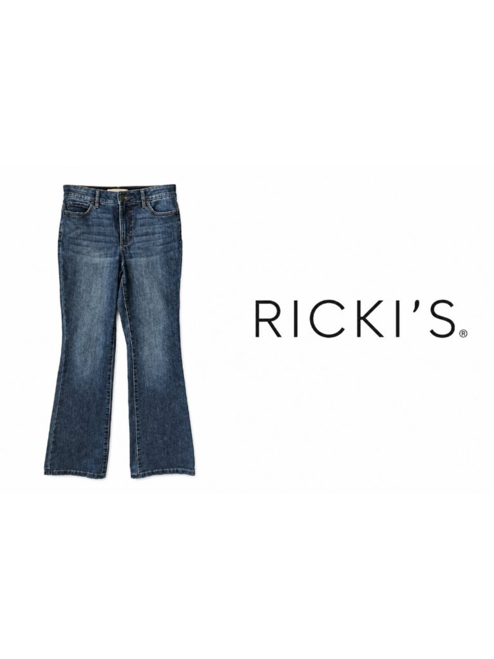 RICKI's 4R Women's Mid-Rise Bootcut Jeans Size 32